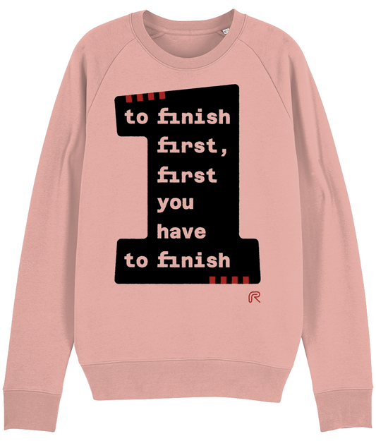 Sweater "To finish first" Full - Div. kleuren