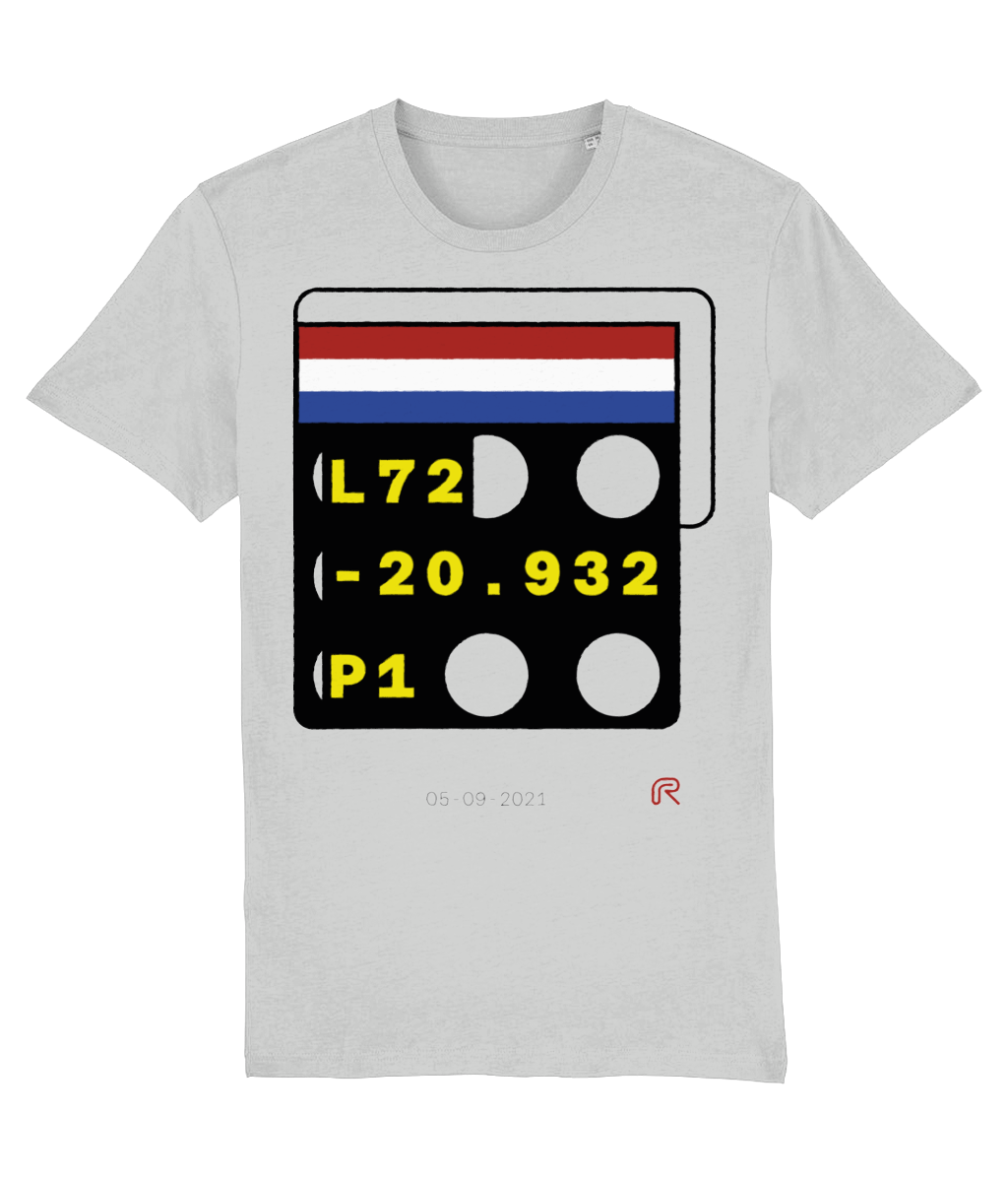 T-shirt "Overwinning Dutch GP" Groot