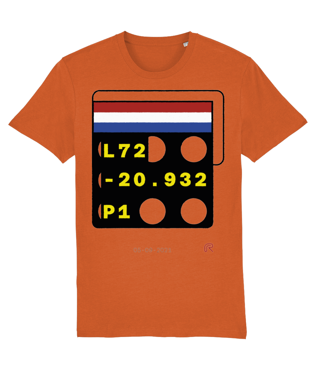 T-shirt "Overwinning Dutch GP" Groot