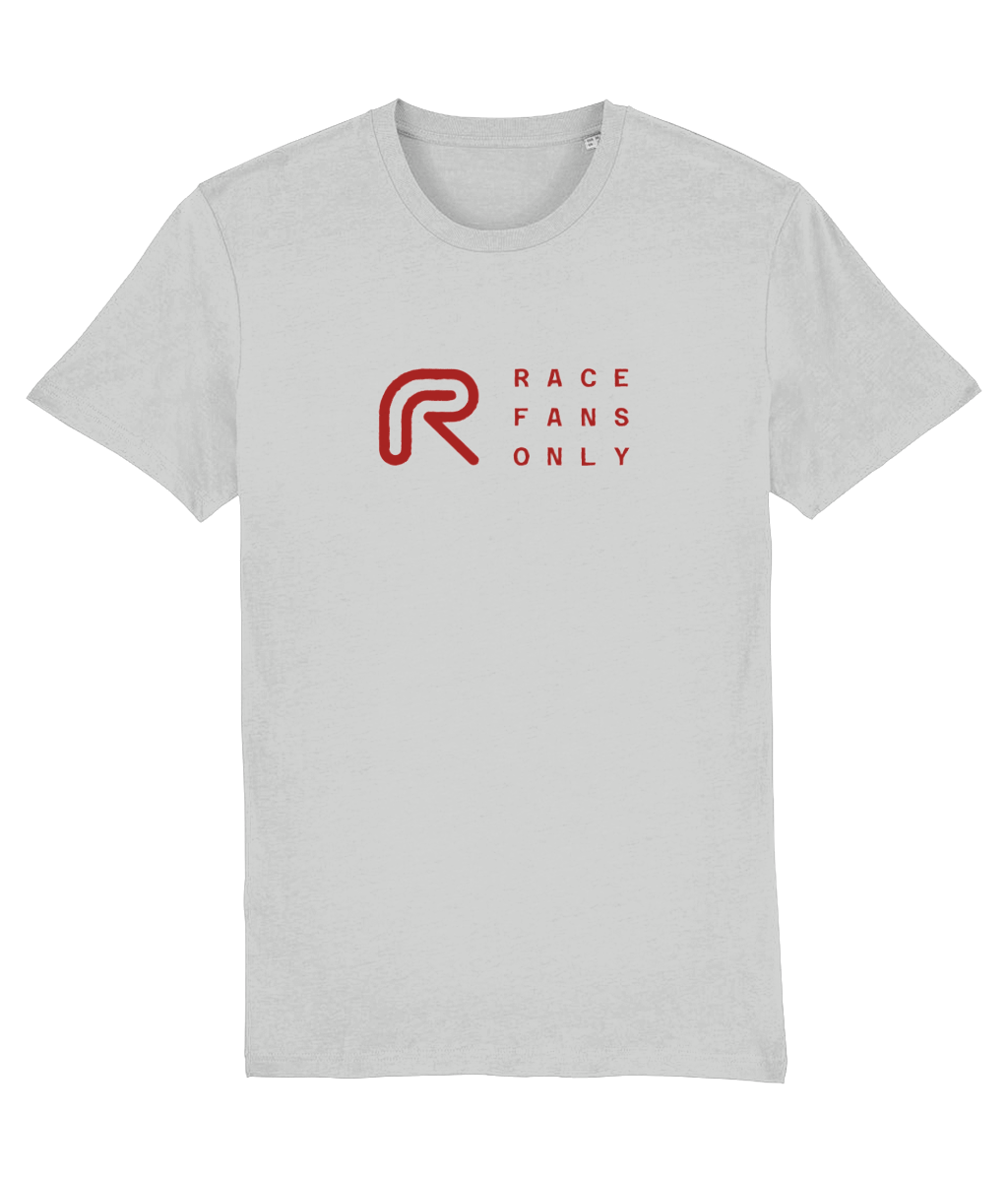 T-shirt "RaceFansOnly" Logo-Rood