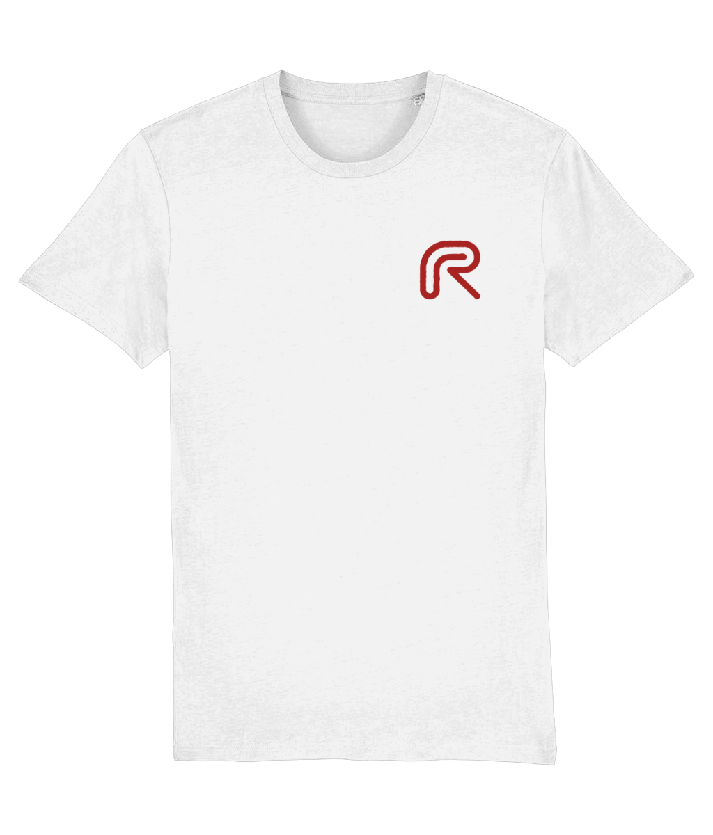 T-shirt "To finish first" Achterzijde-Zwart