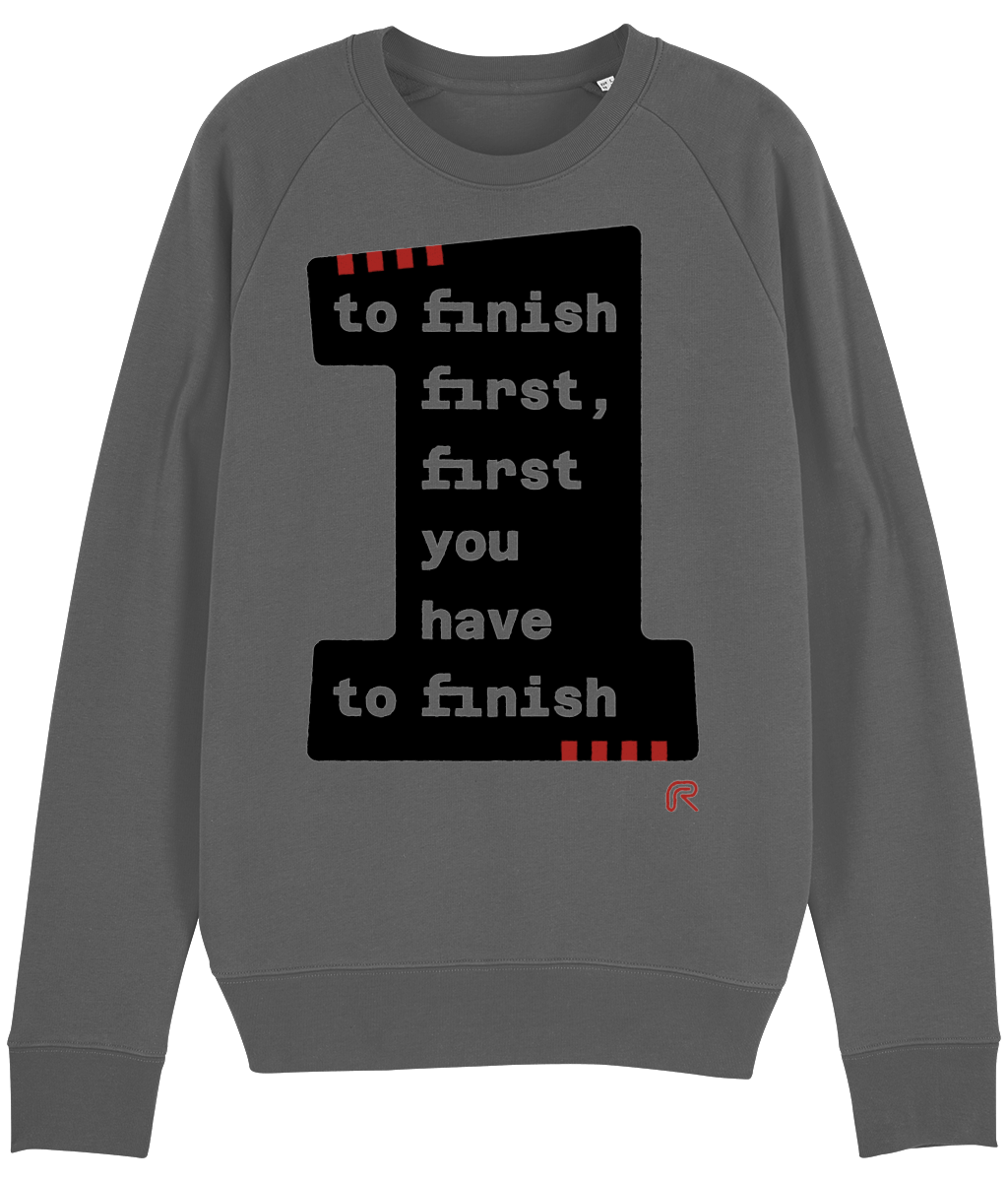 Sweater "To finish first" Full - Div. kleuren