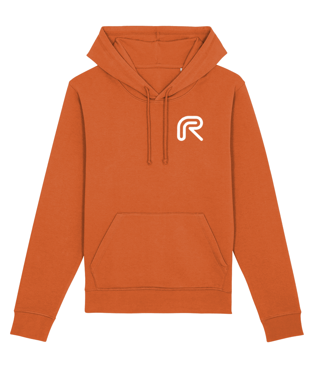 Hoodie Logo & "To finish first" Back Wit - Div. kleuren