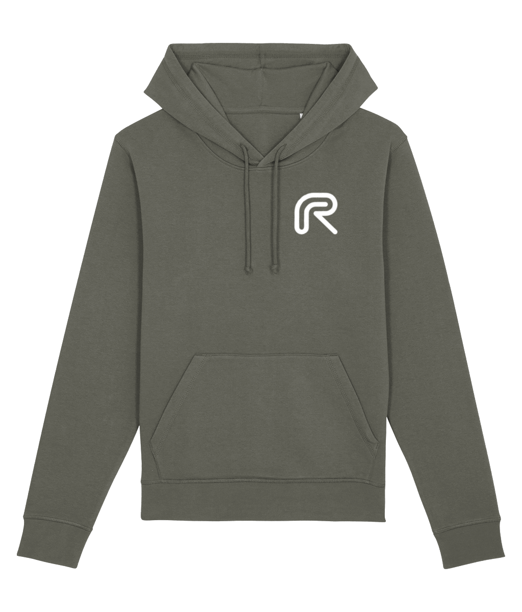 Hoodie Logo & "To finish first" Back Wit - Div. kleuren