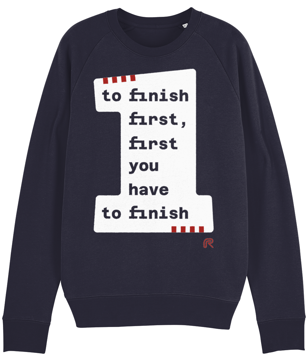 Sweater "To finish first" Full - Div. kleuren