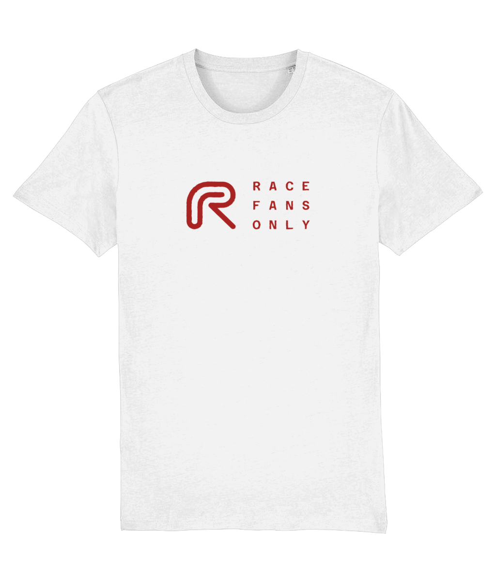 T-shirt "RaceFansOnly" Logo-Rood