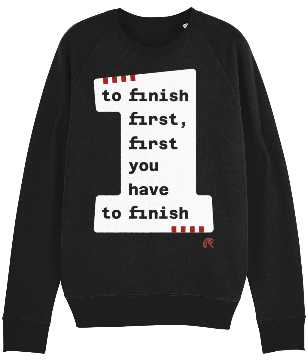 Sweater "To finish first" Full - Div. kleuren