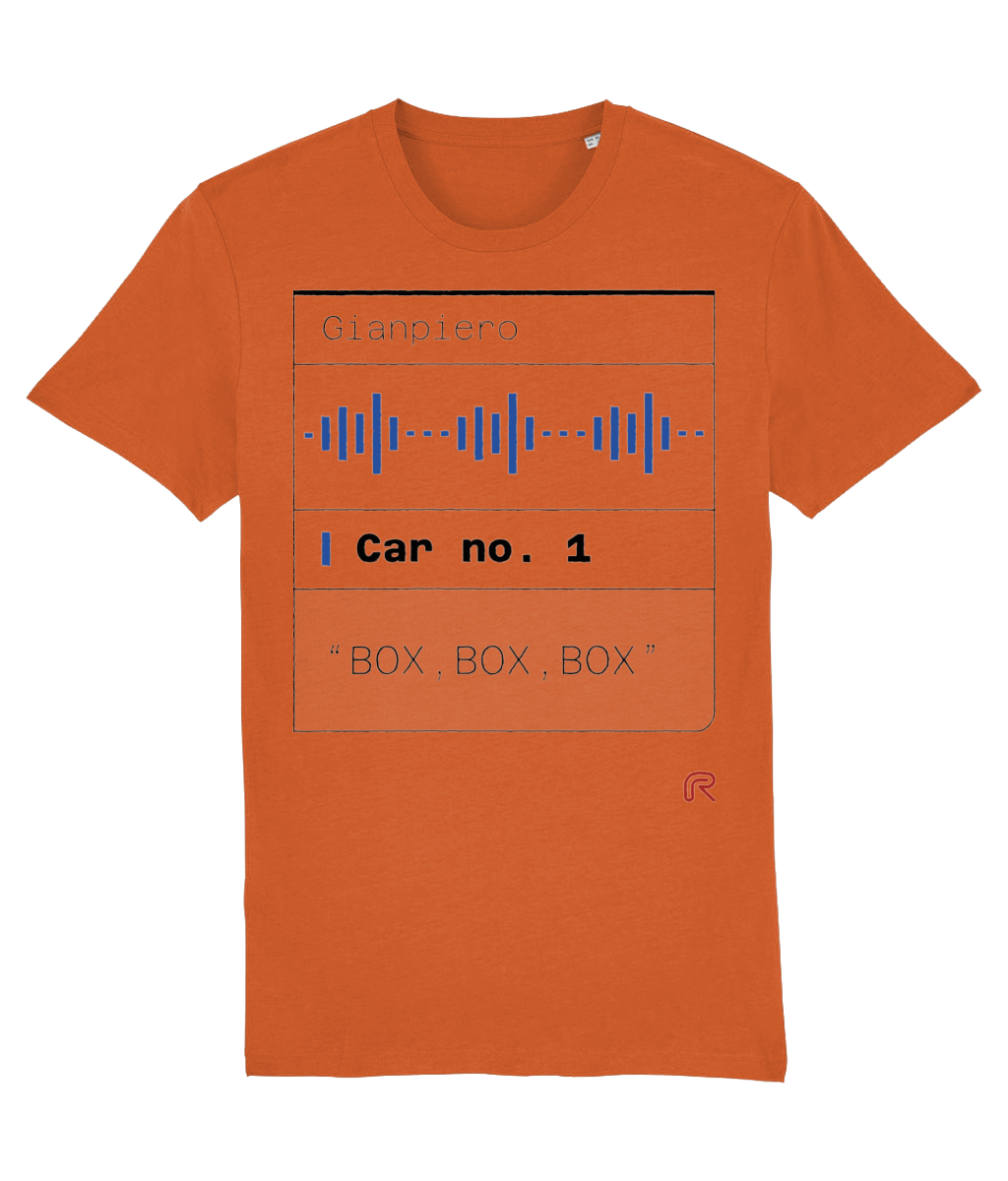 T-shirt "Box box box" Groot-Zwart