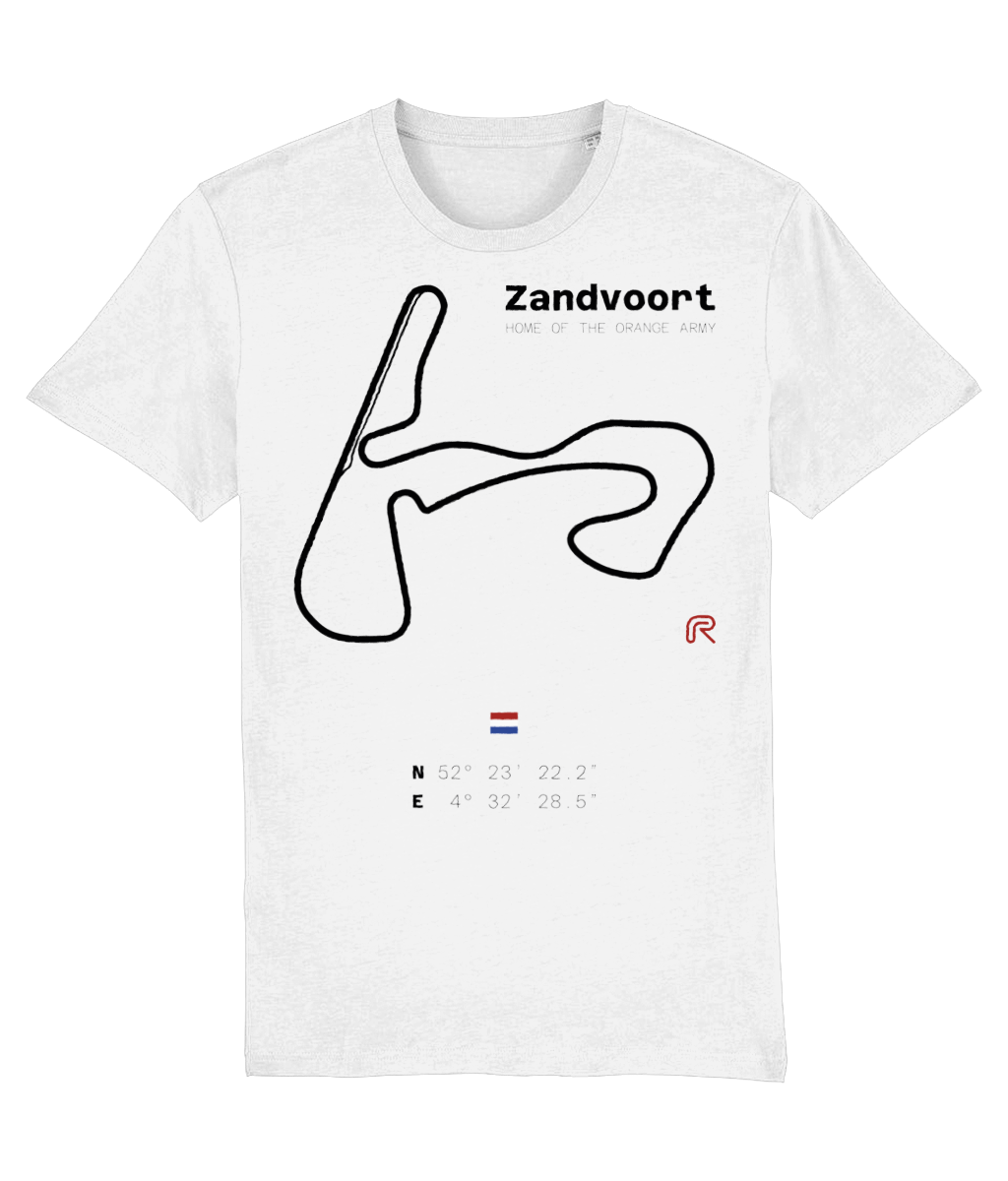 T-shirt "Zandvoort" Zwart