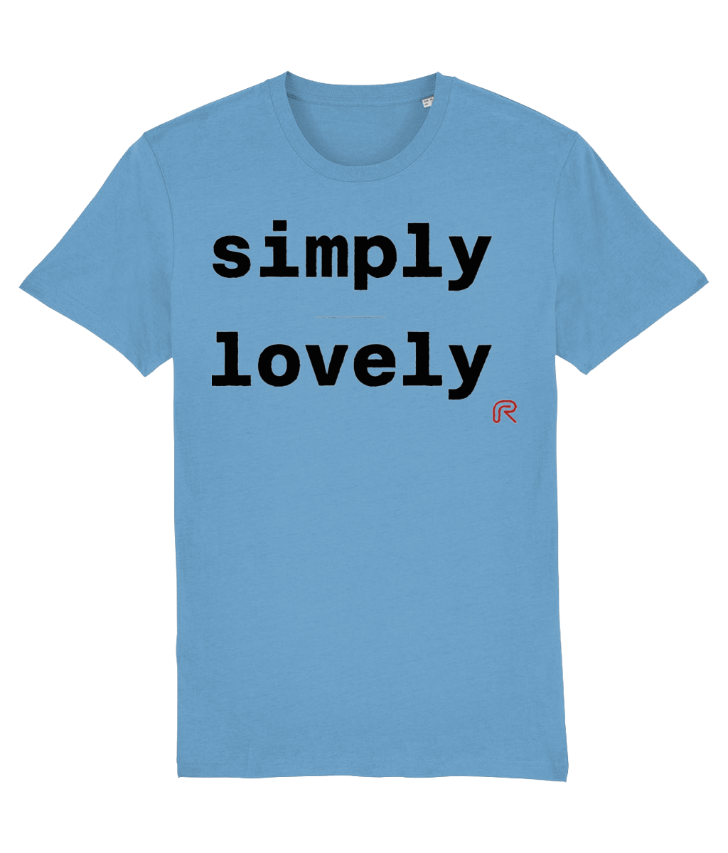 T-shirt "Simply lovely" Div. kleuren