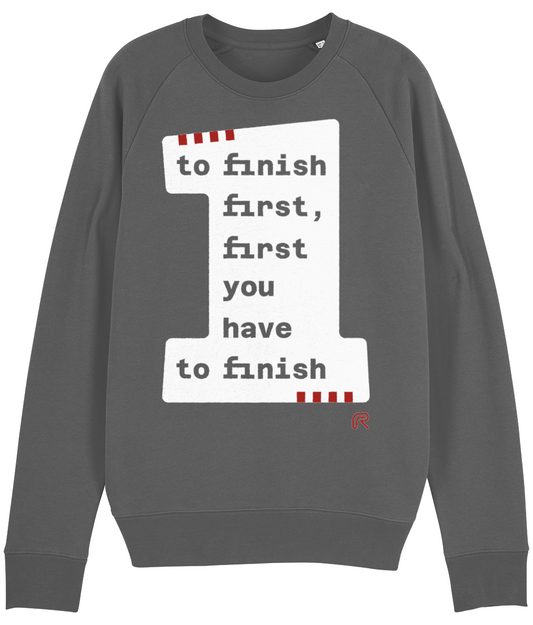 Sweater "To finish first" Full - Div. kleuren