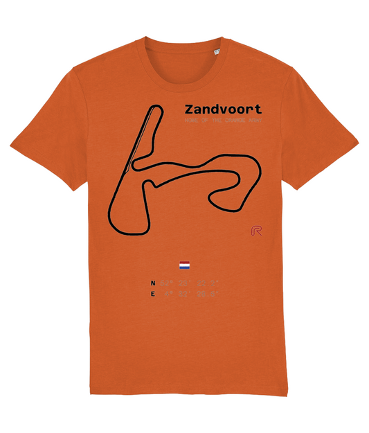 T-shirt "Zandvoort" Zwart