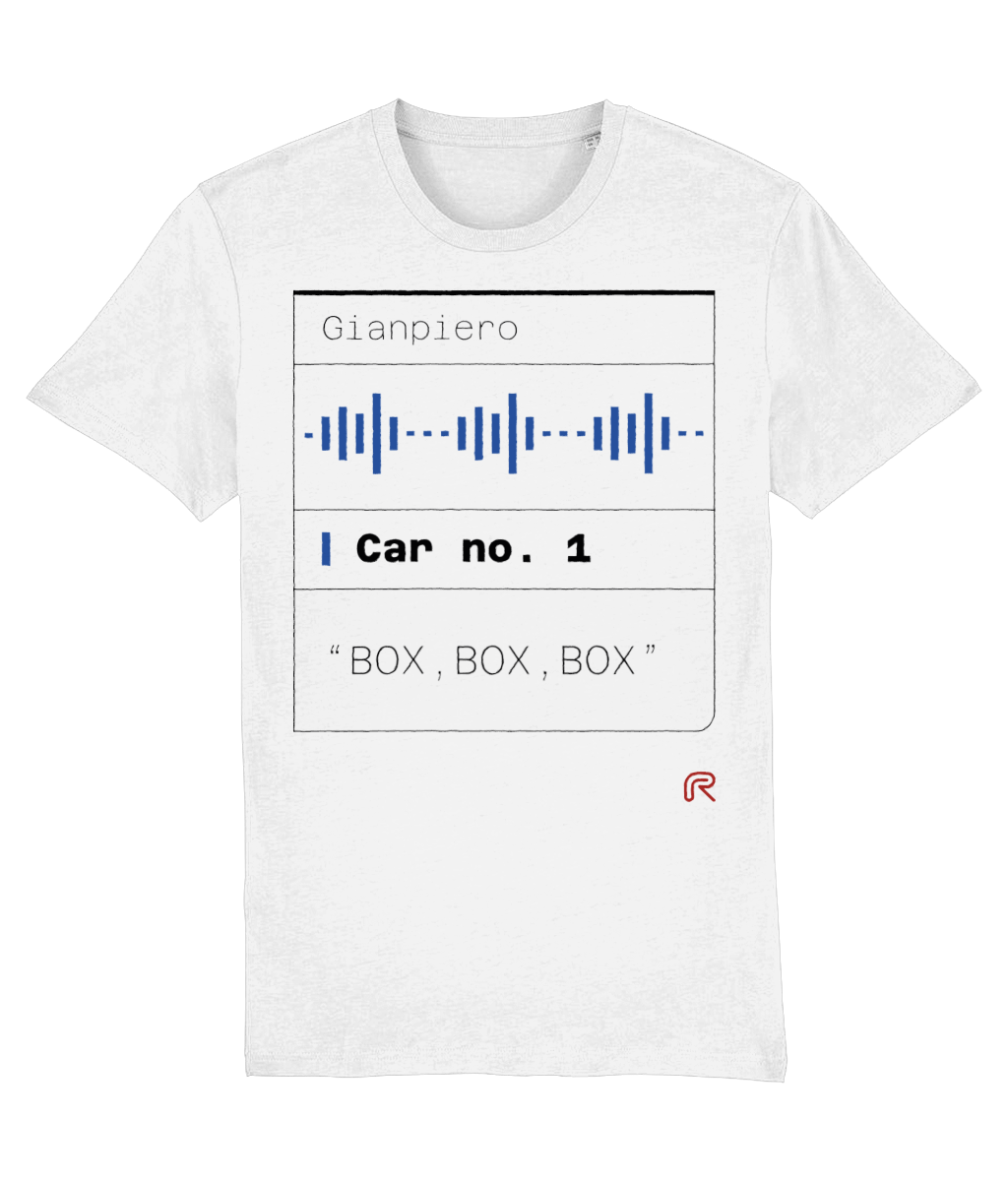 T-shirt "Box box box" Groot-Zwart