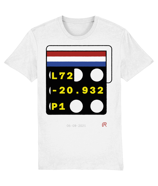T-shirt "Overwinning Dutch GP" Groot