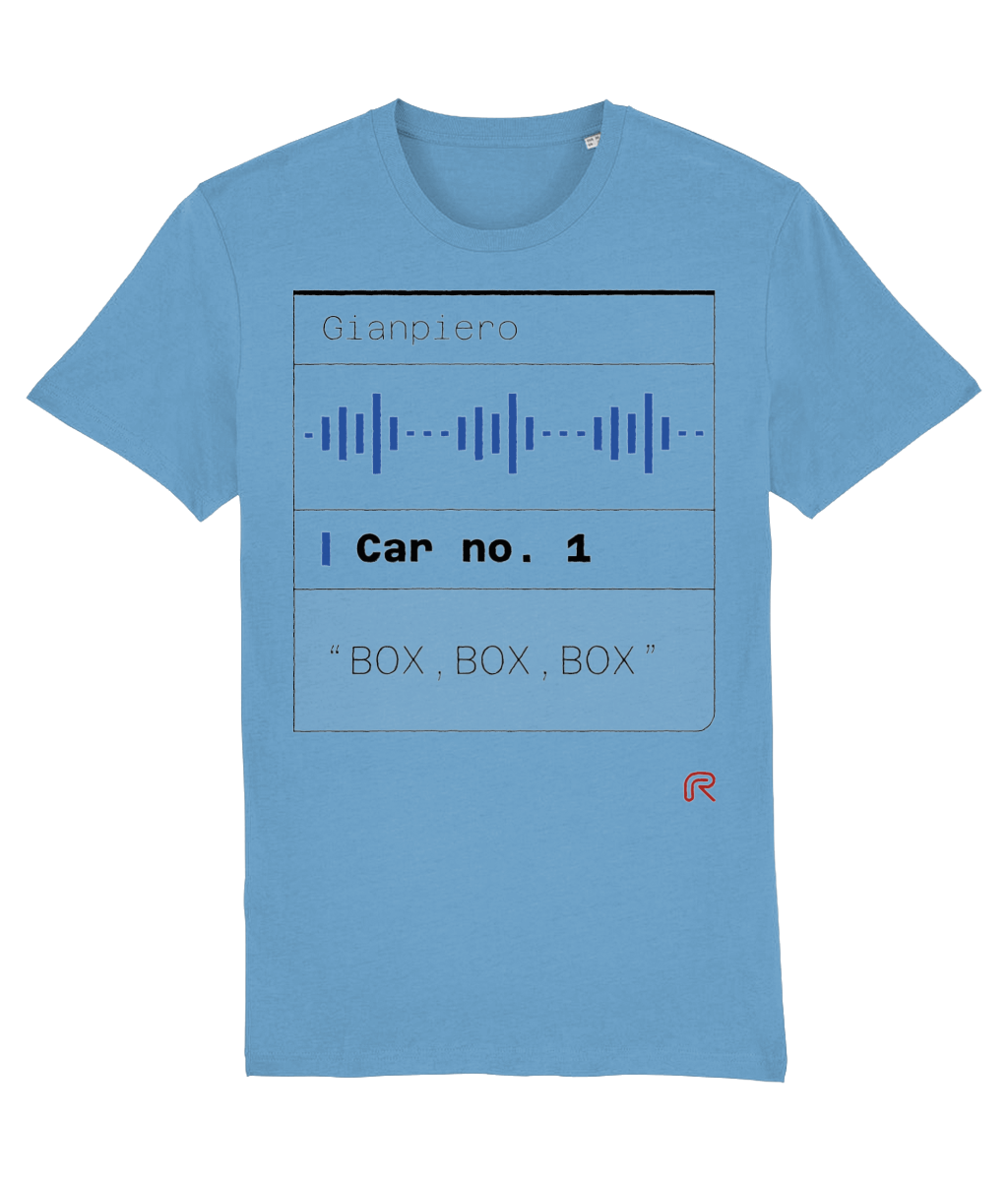 T-shirt "Box box box" Groot-Zwart