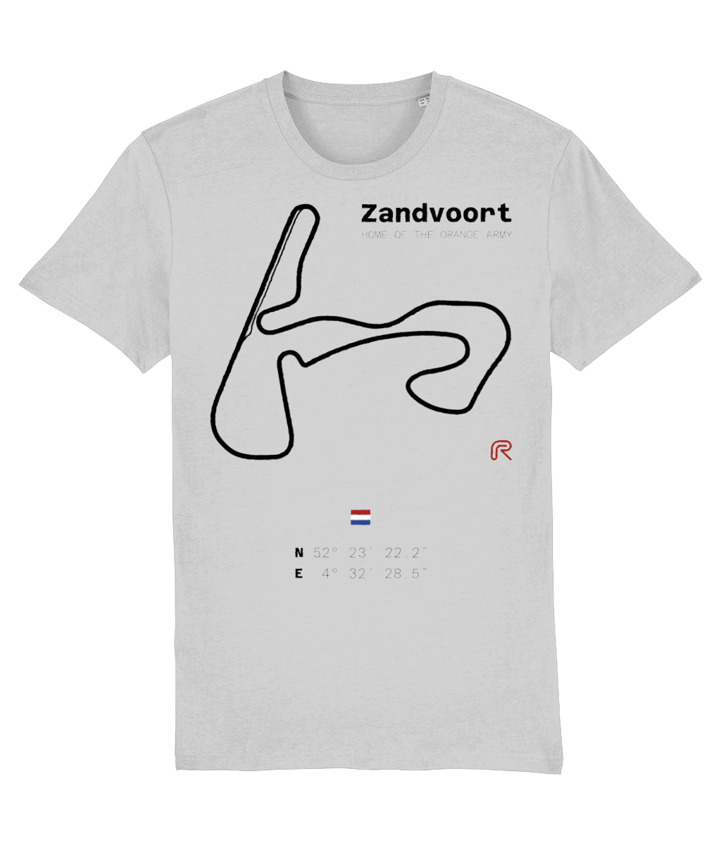 T-shirt "Zandvoort" Zwart