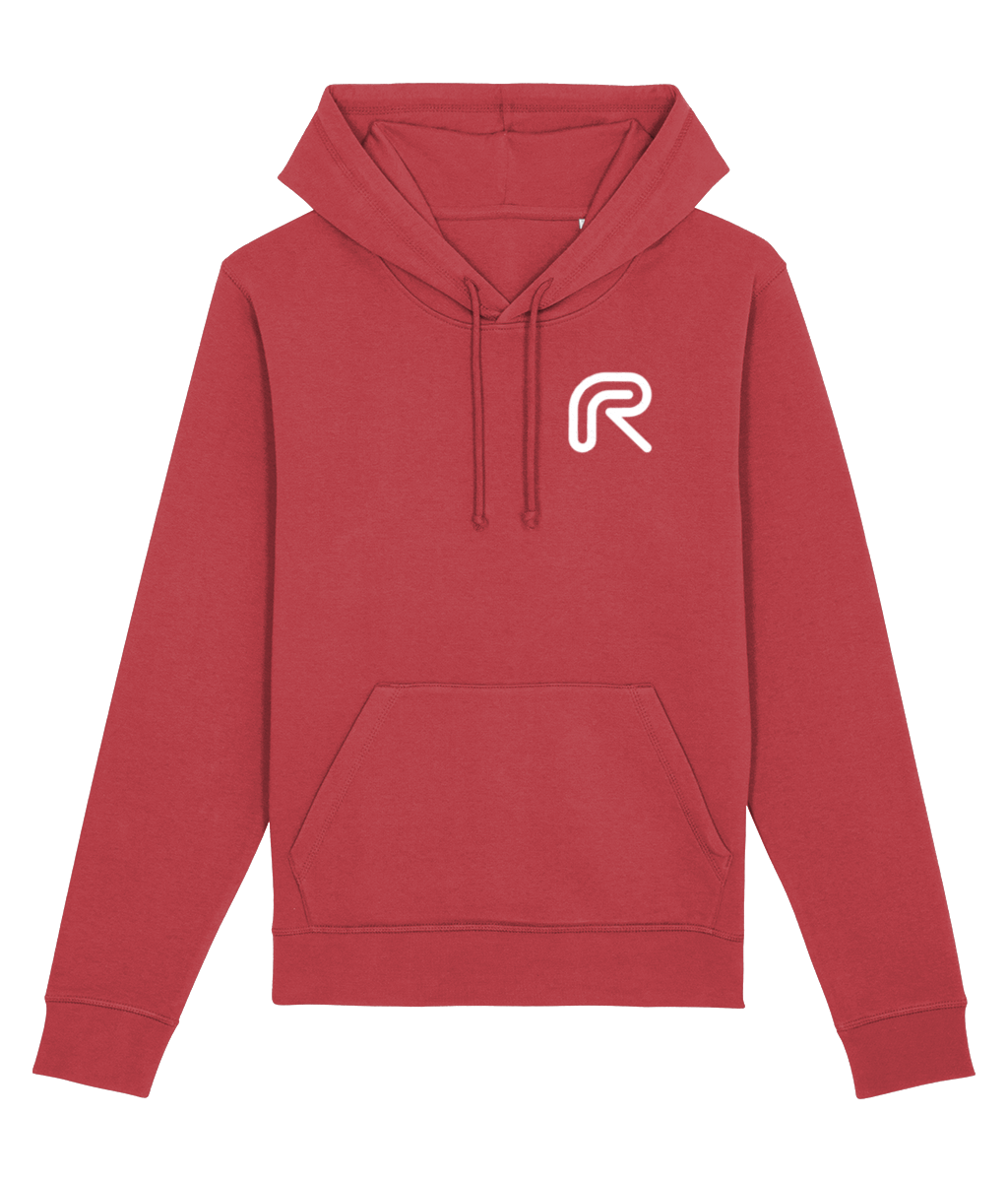 Hoodie Logo & "To finish first" Back Wit - Div. kleuren