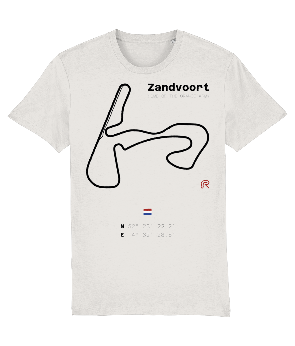 T-shirt "Zandvoort" Zwart
