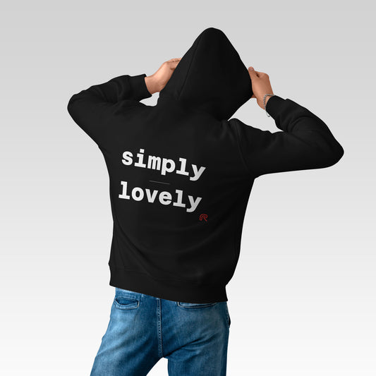 Hoodie Logo & "Simply lovely" wit - Div. kleuren