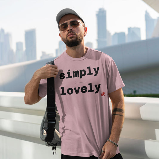 T-shirt "Simply lovely" Div. kleuren