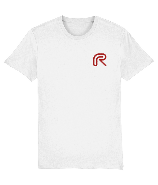 T-shirt "To finish first" Achterzijde-Zwart