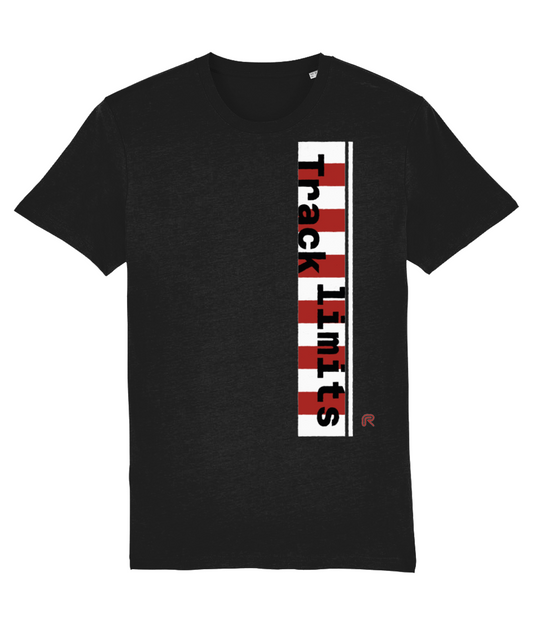 T-shirt "Track limits" Zwart