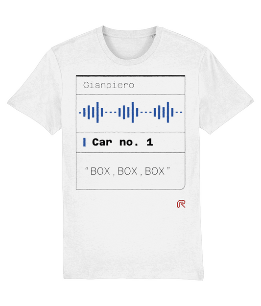 T-shirt "Box box box" Groot-Zwart