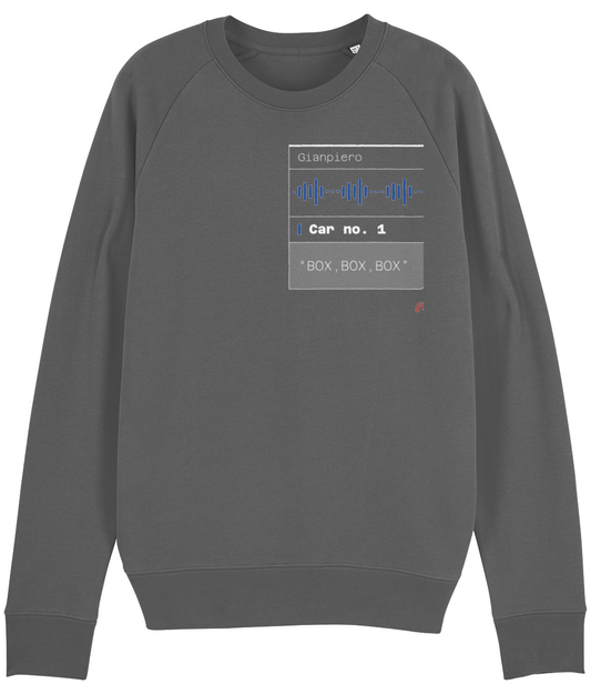 Sweater "Box box box" Div. kleuren