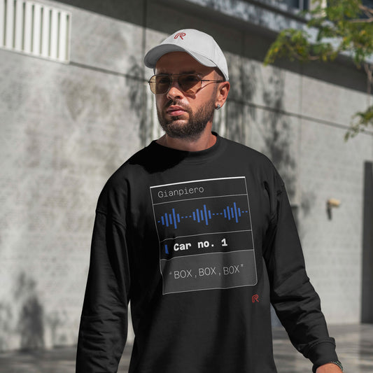 Sweater "Box box box" Div. kleuren