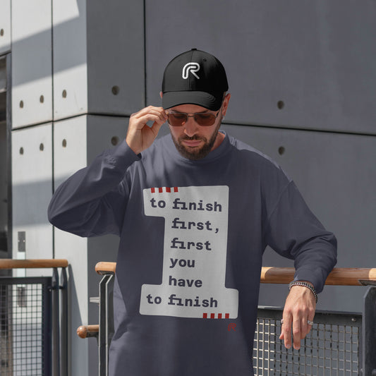 Sweater "To finish first" Full - Div. kleuren