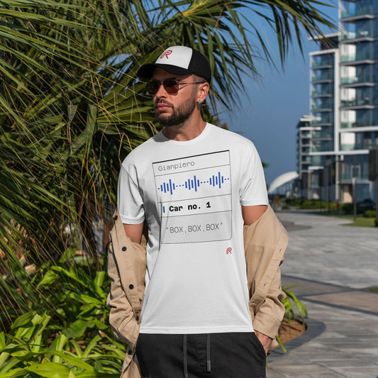 T-shirt "Box box box" Groot-Zwart